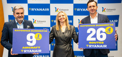 Ryanair ogłasza rekordowy letni rozkład 2026 z Katowic Airport