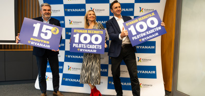 Ryanair hat einen rekordverdächtigen Winterflugplan für den Katowice Airport angekündigt